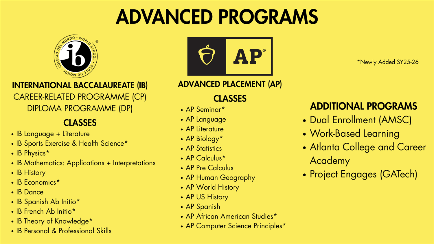 Mays High School Offers Advanced Programs